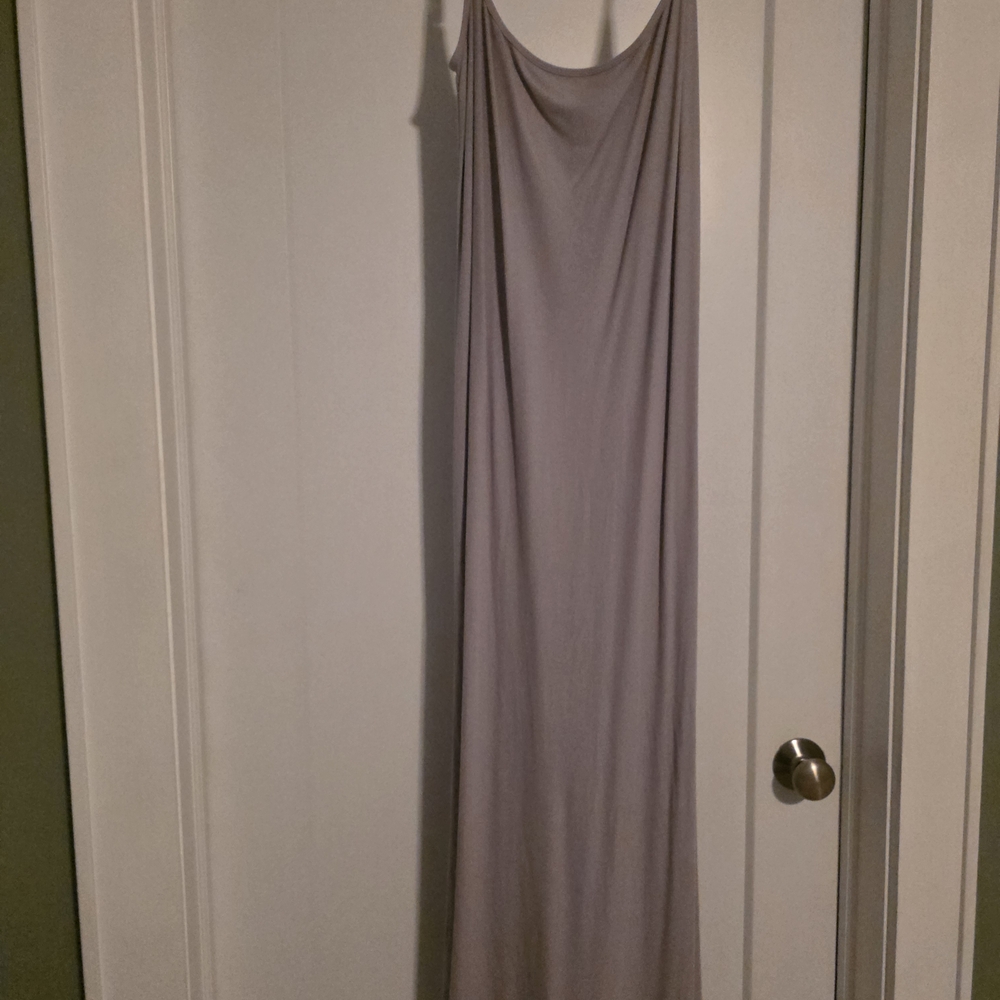 Wild Fable Ribbed Gray Dress